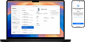 Pantalla de una MacBook con una página abierta en Safari. La app Contraseñas le pregunta al usario si quiere usar Touch ID para iniciar sesión en el sitio web