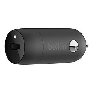 Cargador de Auto Belkin USB-C PD de 20W - Negro