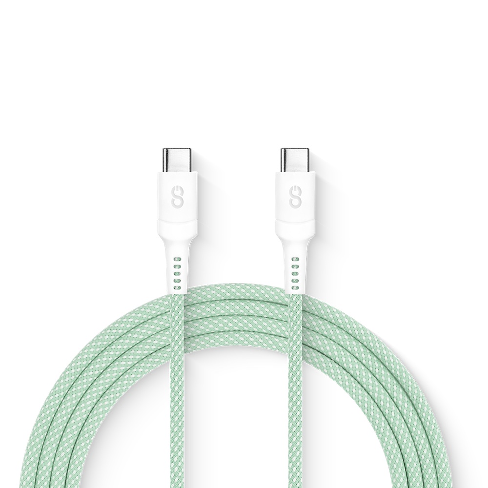 LOGiiX VIBRANCE Connect™ es un cable trenzado de 1,5 m (~5 pies) de largo que ofrece funcionalidad dual de sincronización y carga. Los conectores reforzados que alivian el estrés evitan que se deshilache y se rompan, al mismo tiempo que agregan un toque de color a su tecnología. VIBRANCE Connect ™ se puede usar tanto en Mac y le permite cargar su dispositivo hasta 100 W, 3 veces más rápido que un cable de carga normal.