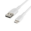 Cable Belkin USB-A a Lightning, 1mts. Blanco                          