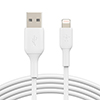 Cable Belkin USB-A a Lightning, 1mts. Blanco                          