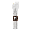 Cable Belkin Duratek Plus Lightning a USB, 1.20m, Blanco              