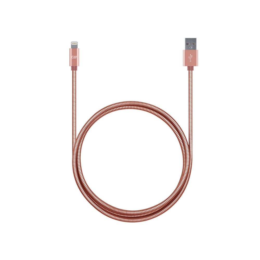Cable Candywirez,  USB a Lightning, 1m, Oro Rosa                      