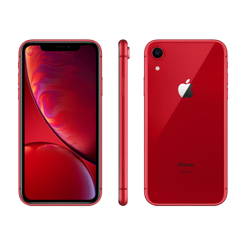 iPhone XR de 64 GB (PRODUCT RED).  Materiales extraordinarios. El vidrio más resistente usado en un smartphone hasta ahora. Resistencia al agua y al polvo. Y bordes de aluminio aeroespacial fabricados con precisión mecánica que combinan con el color de la parte trasera de vidrio. Pantalla Liquid Retina. La nueva pantalla LCD del iPhone XR ofrece la mayor precisión cromática de la industria. Su diseño revolucionario extiende la pantalla hasta las esquinas para que disfrutes colores más reales de borde a borde. Un sistema de cámara revolucionario. Un bokeh más sofisticado y hermosos fondos difuminados para lograr retratos asombrosos. Nuevo Control de Profundidad con el que puedes ajustar la profundidad de campo. La más alta calidad de video en un smartphone. Y mejores selfies en modo Retrato.