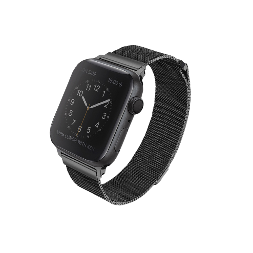 Correa UNIQ Dante Apple Watch 38/40mm Negra EXTUNQ002
