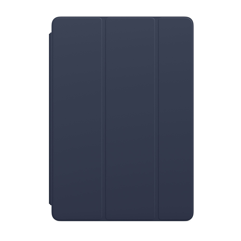 
La Smart Cover para el iPad está compuesta por una sola pieza de poliuretano que protege la parte delantera del dispositivo. Esta funda activa el iPad de modo automático cuando la abres y lo pone en reposo cuando la cierras. Puedes plegarla en diferentes posiciones para crear una base que te permite leer, ver videos, escribir o hacer llamadas de FaceTime. Además, puedes quitarla y ponerla fácilmente cuando quieras.