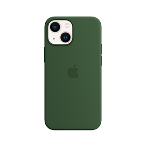 Funda Apple iPhone 13 Mini MagSafe Silicon Verde Trebol