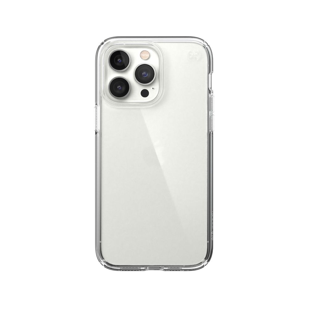 PRESIDIO® PERFECT-CLEAR es el estuche más claro, súper protector y de bolsillo que hemos diseñado. Nuestros materiales innovadores nos permiten crear un estuche que se mantiene perfectamente claro durante más tiempo. Altamente protector, pero delgado, este estuche es cómodo de bolsillo y combatible con todos los productos MagSafe® de Apple, incluida la carga inalámbrica para que pueda recargar sin ataduras. Claramente elegante, pero también construido duro para los momentos difíciles de la vida con nuestra tecnología de impacto claro. Nuestra goma patentada y transparente que amortigua el teléfono se comprime en el impacto para proteger su teléfono y resistir daños. Naturalmente, nuestro estuche Presidio Perfect-Clear está probado en el mundo real para soportar caídas de hasta 13 pies. Por lo tanto, pase lo que pase, puede estar seguro de que está protegido. También tiene protección de productos antimicrobianos Microban® que ofrece hasta un 99 % de reducción en las bacterias que causan manchas y olores en la carcasa, creando una superficie más limpia. Además, también cuenta con nuestro bisel elevado. Este borde adicional ayuda a proteger su pantalla de arañazos, astillas o la temida telaraña si su teléfono se cae y aterriza boca abajo.
