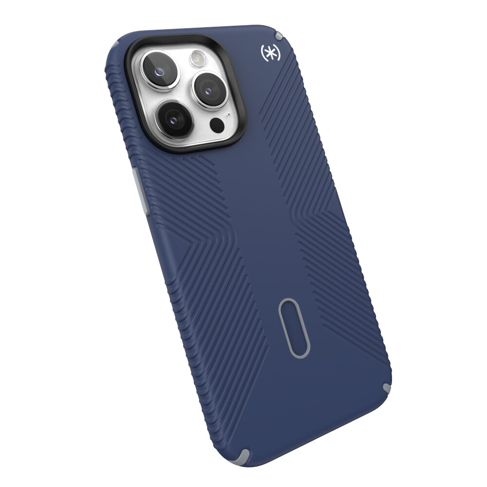 Speck Presidio2 Grip Presidio® 2 Grip es un dispositivo súper protector y fácil de llevar en el bolsillo. Estuche con acabado suave al tacto para mayor comodidad. Innovadores puños invertidos antideslizantes. Disponible con  el revolucionario Speck ClickLock™ y accesorios que hacen que el uso del iPhone y MagSafe sea aún mejor. Los accesorios ClickLock se venden por separado. Tecología ClickLock anti deslizamientos y agarre seguro. MagSafe compatible. Hasta 4 mts de protección. Suave al tacto