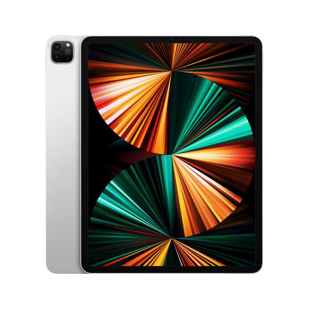 iPad Pro 12.9" MHNJ3LZ/A Wi-Fi 256GB Plata. El iPad en su máxima expresión. Un rendimiento fuera de serie con el chip M1, una espectacular pantalla XDR y conexión inalámbrica ultrarrápida. El iPad Pro está listo para todo. El nuevo iPad Pro es el dispositivo más rápido de su categoría. Está diseñado para aprovechar la potencia y las tecnologías exclusivas del chip M1, como el procesador de señal de imagen avanzado y la arquitectura de memoria unificada. Y gracias a la increíble eficiencia energética del chip M1, el iPad Pro sigue siendo delgado y ligero, y tiene una batería que te acompaña todo el día. Es una asombrosa combinación de potencia y portabilidad.