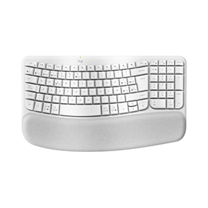 Compra Teclado Logitech Wave Keys Ergonomico Inalámbrico Blanco